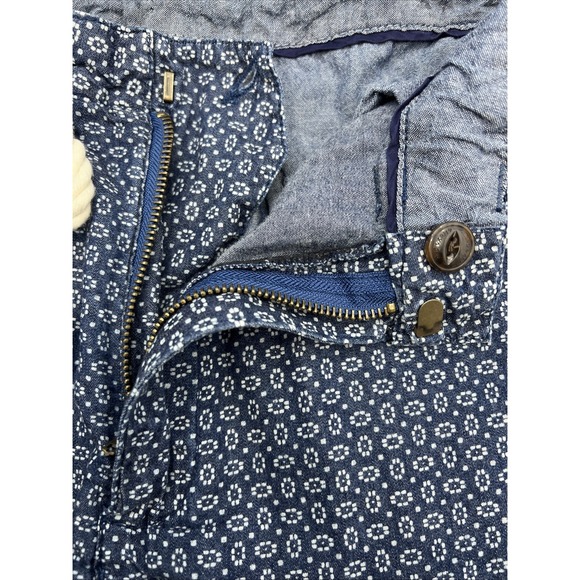 Los Angeles Third & Army Men's Shorts Size 34 Blue Geometric Print Cotton Casual - Picture 7 of 14